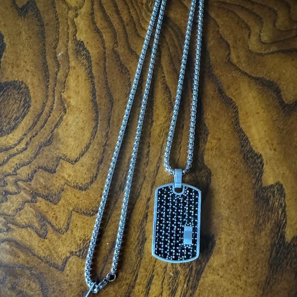 Style Stylish Neo Relique Men's Necklace with Dog Tag Pendant - Picture 7 of 12